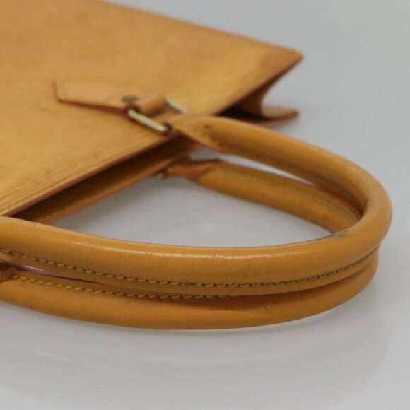 LOUIS VUITTON Epi Sac Plat Hand Bag Yellow M52079 LV Auth BA897 - Picture 8 of 16